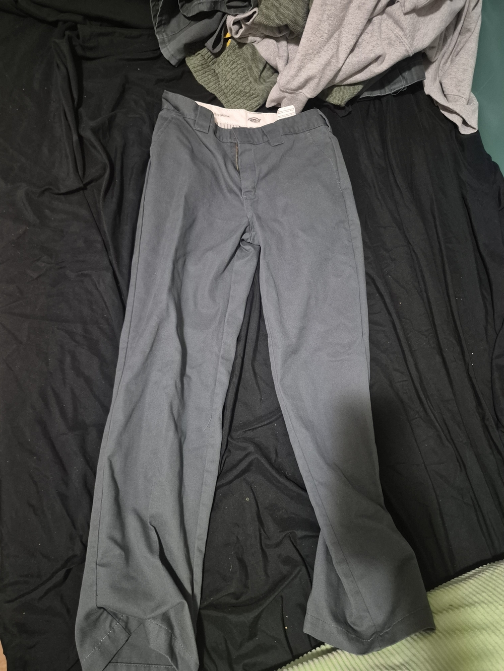 Dickies Women's Boot Cut Work Pants in Slate Blue